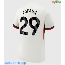Camisa de time de futebol Chelsea Wesley Fofana #29 Replicas 2º Equipamento 2025-26 Manga Curta